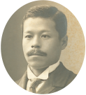 初代教授 旭憲吉先生（1906年10月から1930年1月まで在任）